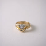 FLOW II RING - Ruby Star