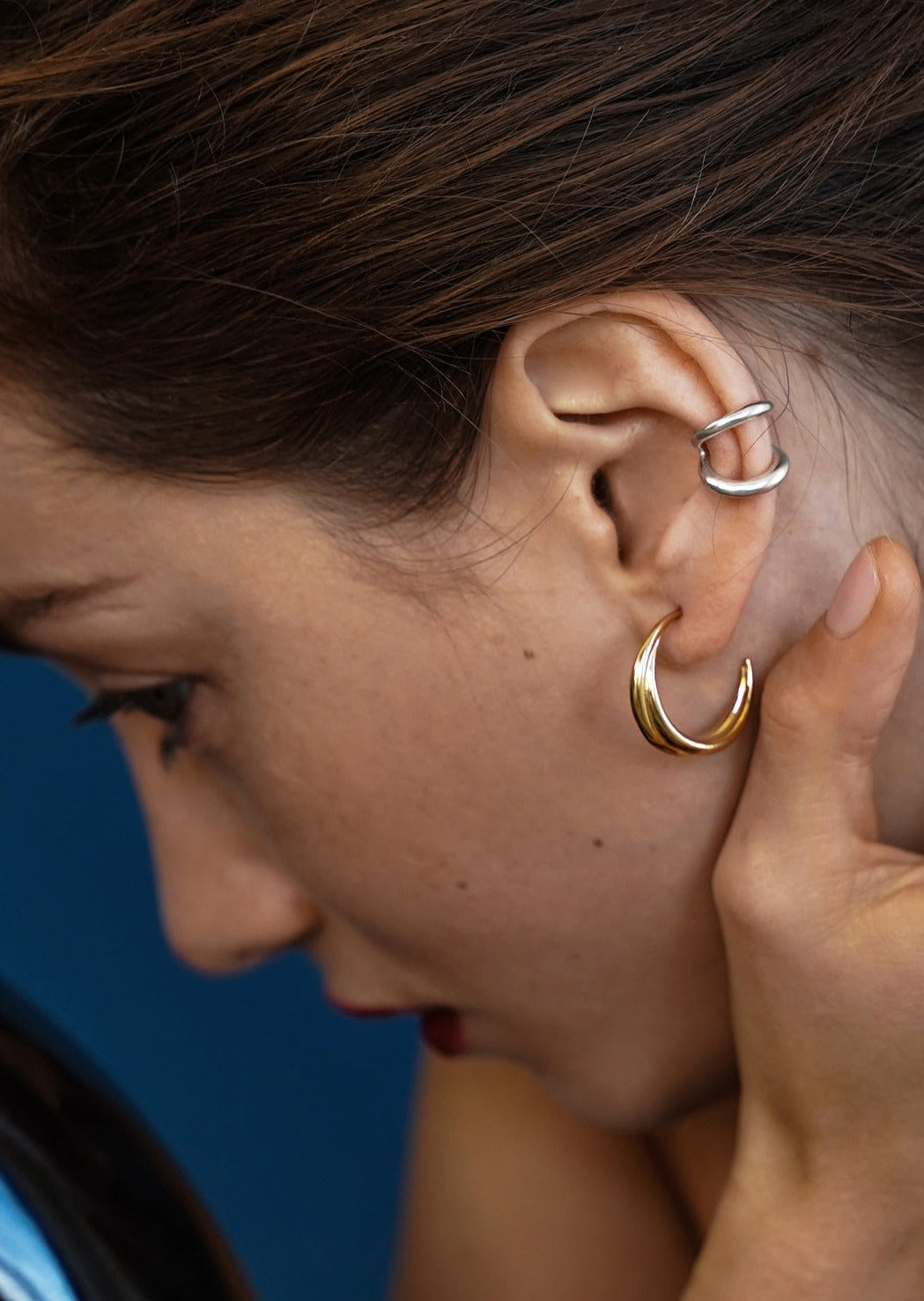 TWIST EARRINGS - Ruby Star