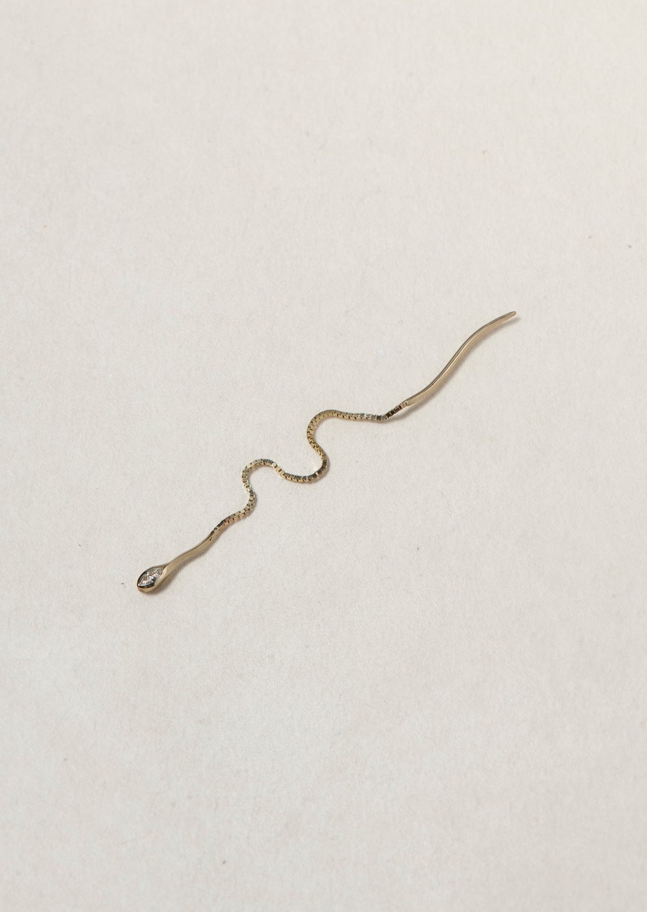 Gold Mamba EARRING - Ruby Star