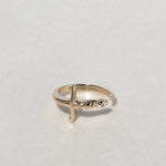GOLD SWORD RING - Ruby Star