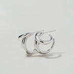 DUO EARRING - Ruby Star