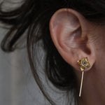 ROSE EARRING - Ruby Star