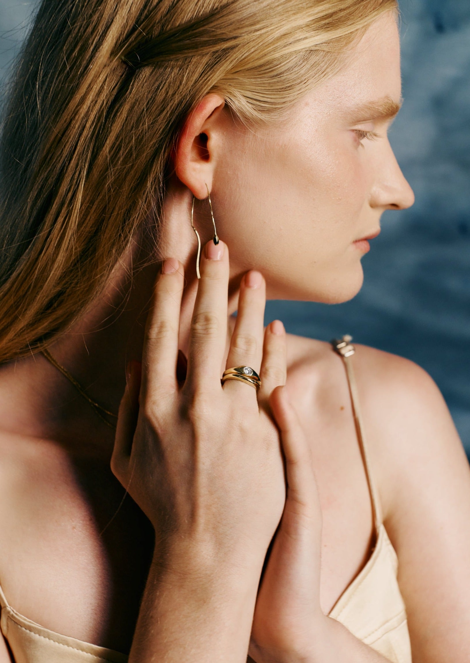 GOLD UNITY RING - Ruby Star
