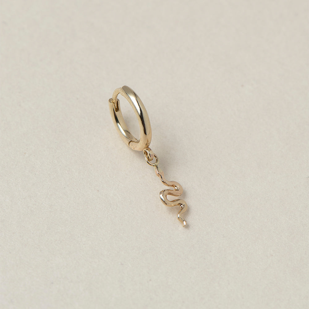 MINI SNAKE HOOPS - Ruby Star