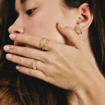 RUSH RING
A bold signet-inspired engagement ring defined by elevated structure and sculptural clarity. The diamond floats above a strong architectural base.
The RUSH RING is a 14K solid gold Fine Jewelry piece that expresses confidence through minimalism and form.
Handcrafted in the Ruby Star studio as a modern heirloom.
Details:
• Approx. 0.60ct diamond (natural or lab-grown)
• Elevated setting
• 14K solid gold
• Handmade fine jewelry
• Sculptural bold form
A luxury engagement ring for those drawn to power