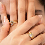 DIAMOND DROP I
A teardrop diamond ring with a softer architectural presence, where bezel setting and organic lines merge into a fluid silhouette.
The DIAMOND DROP I is a 14K solid gold Fine Jewelry engagement ring designed with quiet strength and modern elegance.
Handcrafted in the Ruby Star studio as a modern heirloom piece.
Details:
• 0.50ct pear-shaped diamond (natural or lab-grown F VS)
• Bezel setting
• 14K solid gold
• Handmade fine jewelry
• Organic sculptural design
A luxury pear-cut engagement ring