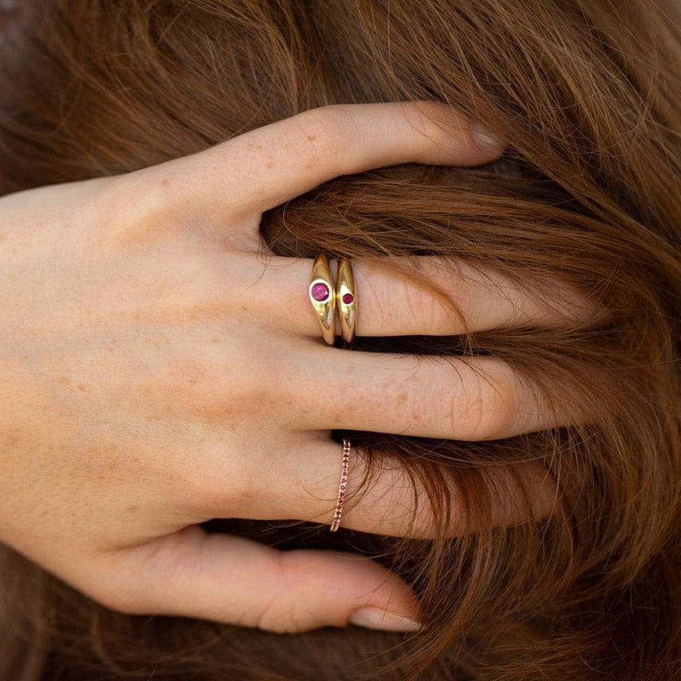 MINI UNITY RING - Ruby Star