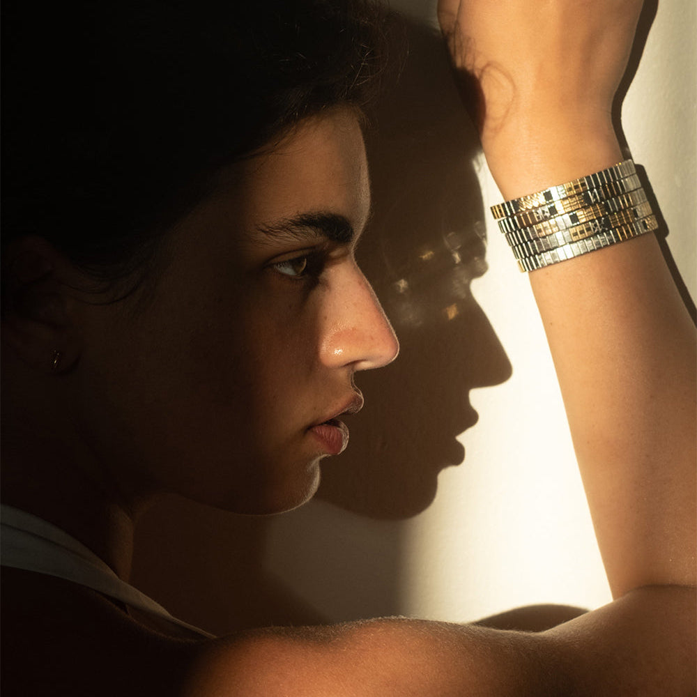 THIN MIX COLOR BANDS BRACELET - Ruby Star