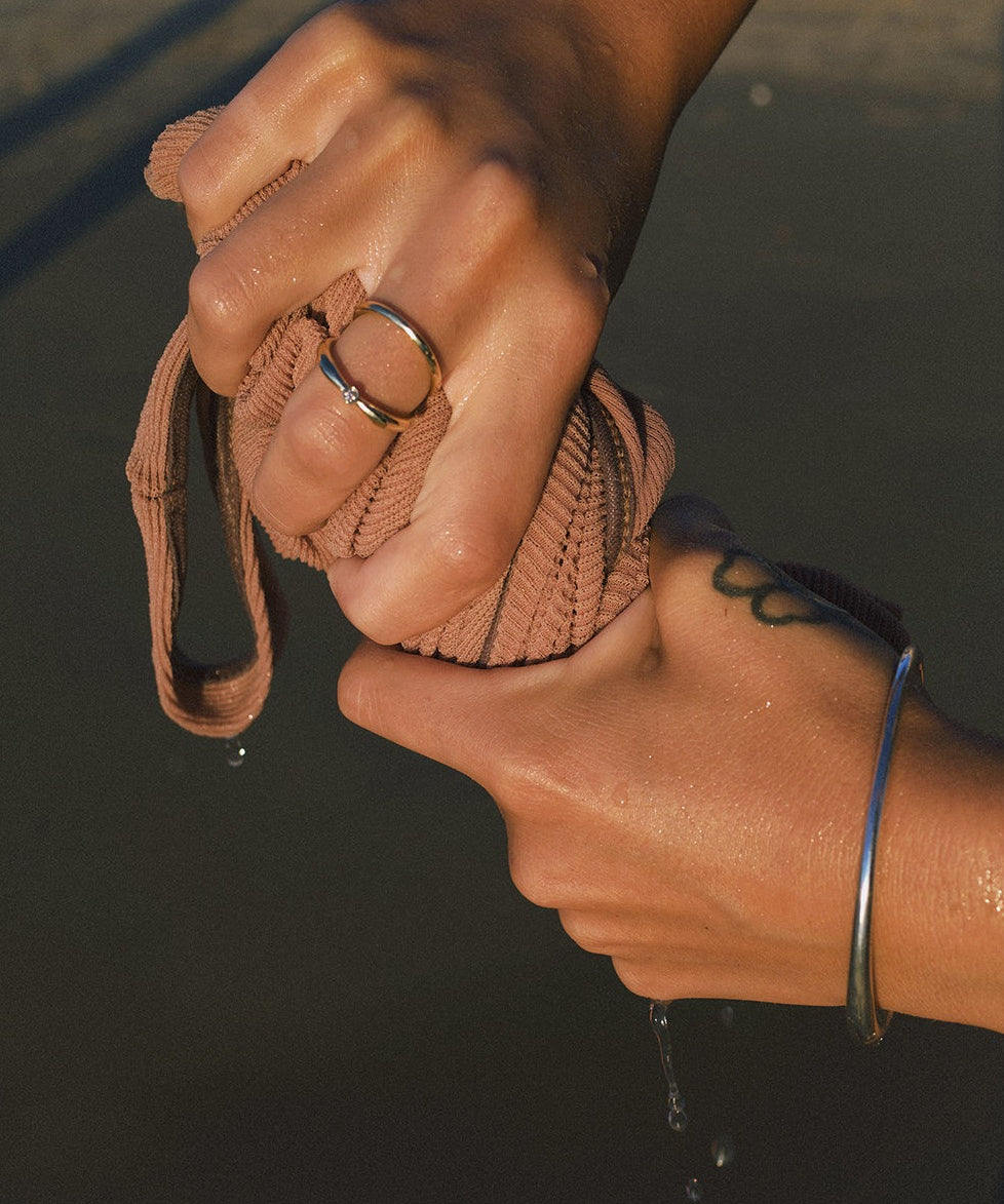 DIAMOND HALO RING - Ruby Star