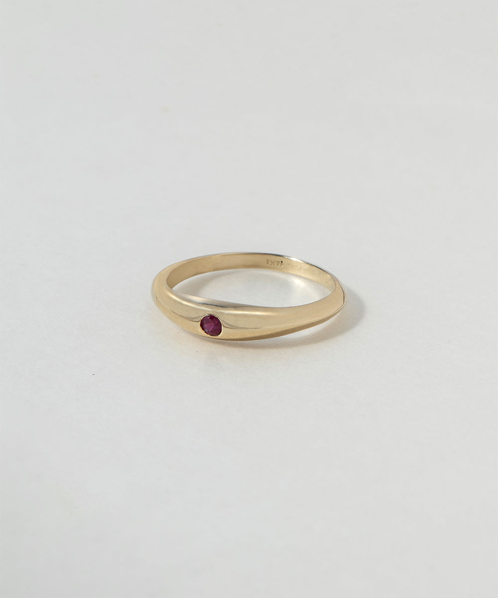 MINI RUBY UNITY RING - Ruby Star