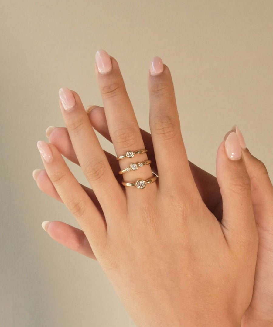 TRILOGY RING - Ruby Star