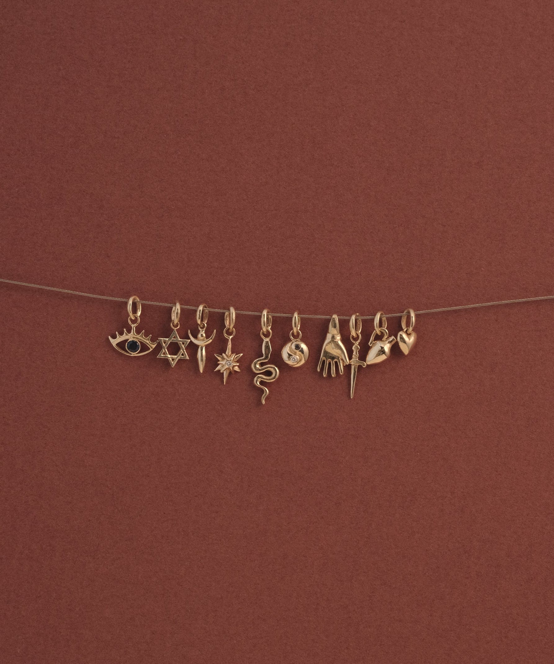 MINI YIN YANG CHARM - Ruby Star