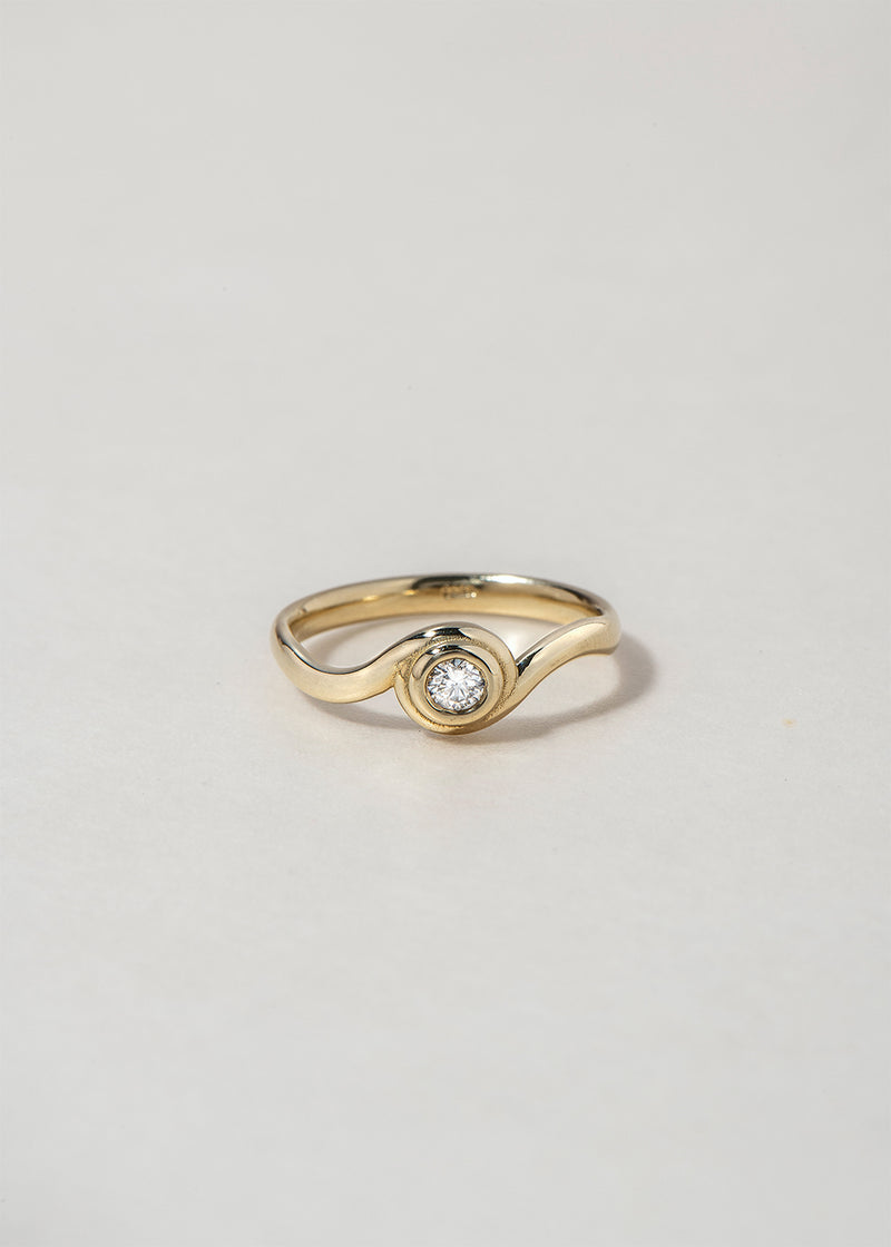 Gold Wave ring