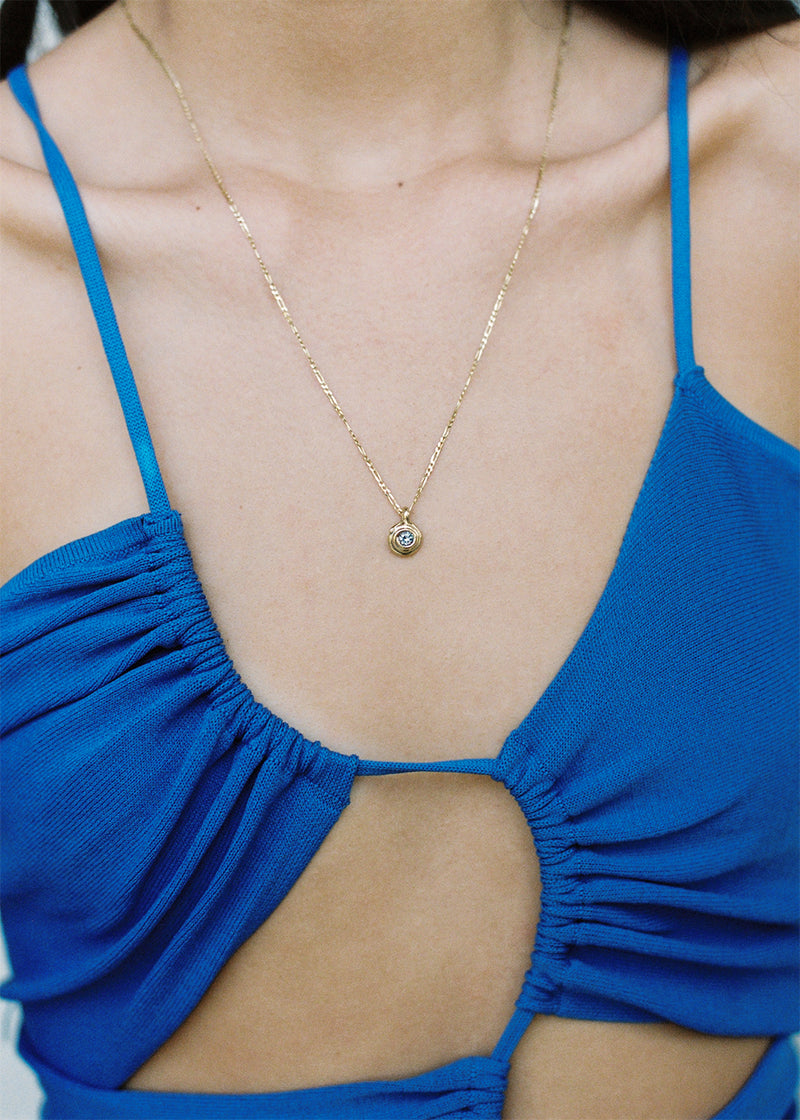 Gold Serpentine necklace