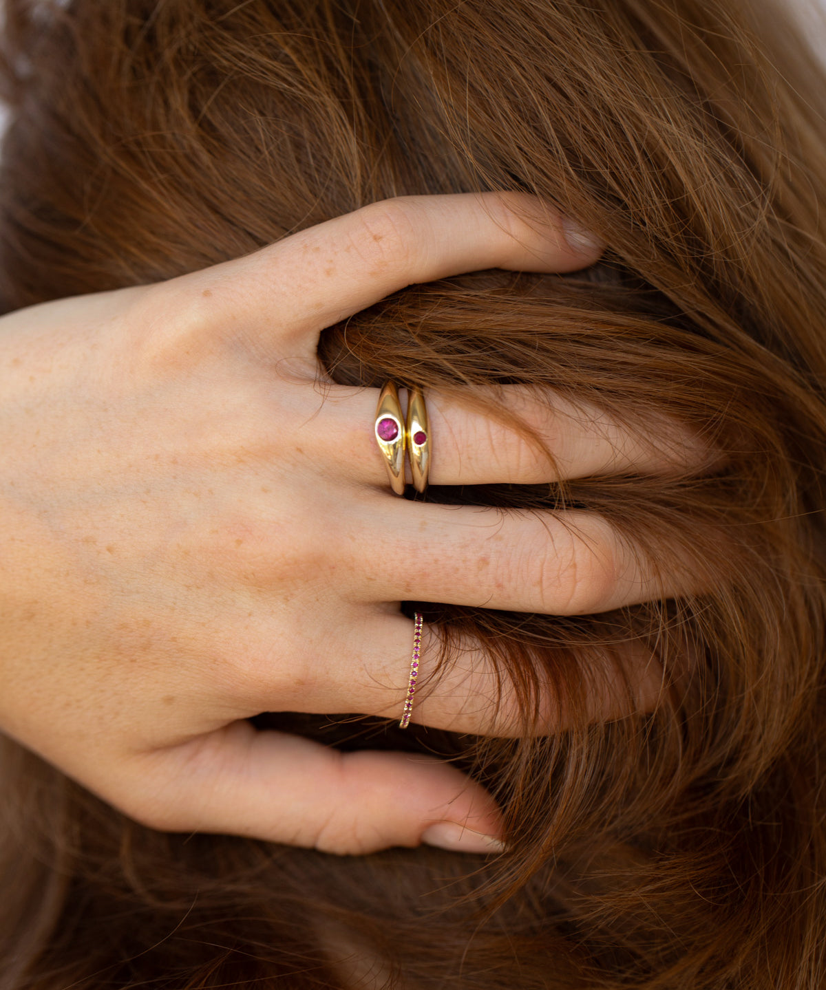 RUBY ETERNITY RING - Ruby Star