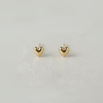MINI HEART STUD - Ruby Star