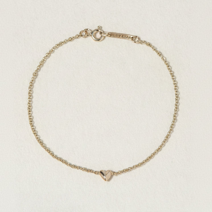 MINI HEART BRACELET - Ruby Star