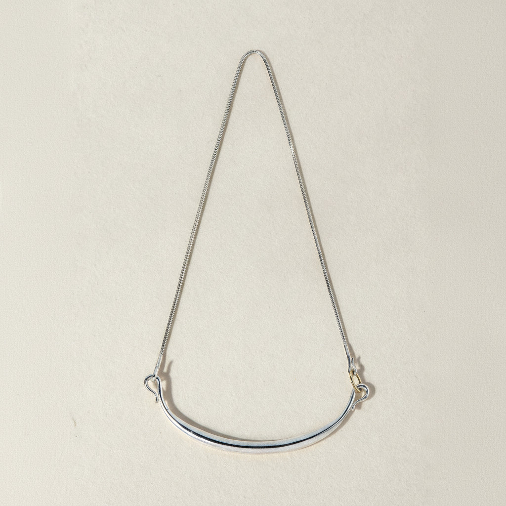 LONG ARC NECKLACE - Ruby Star