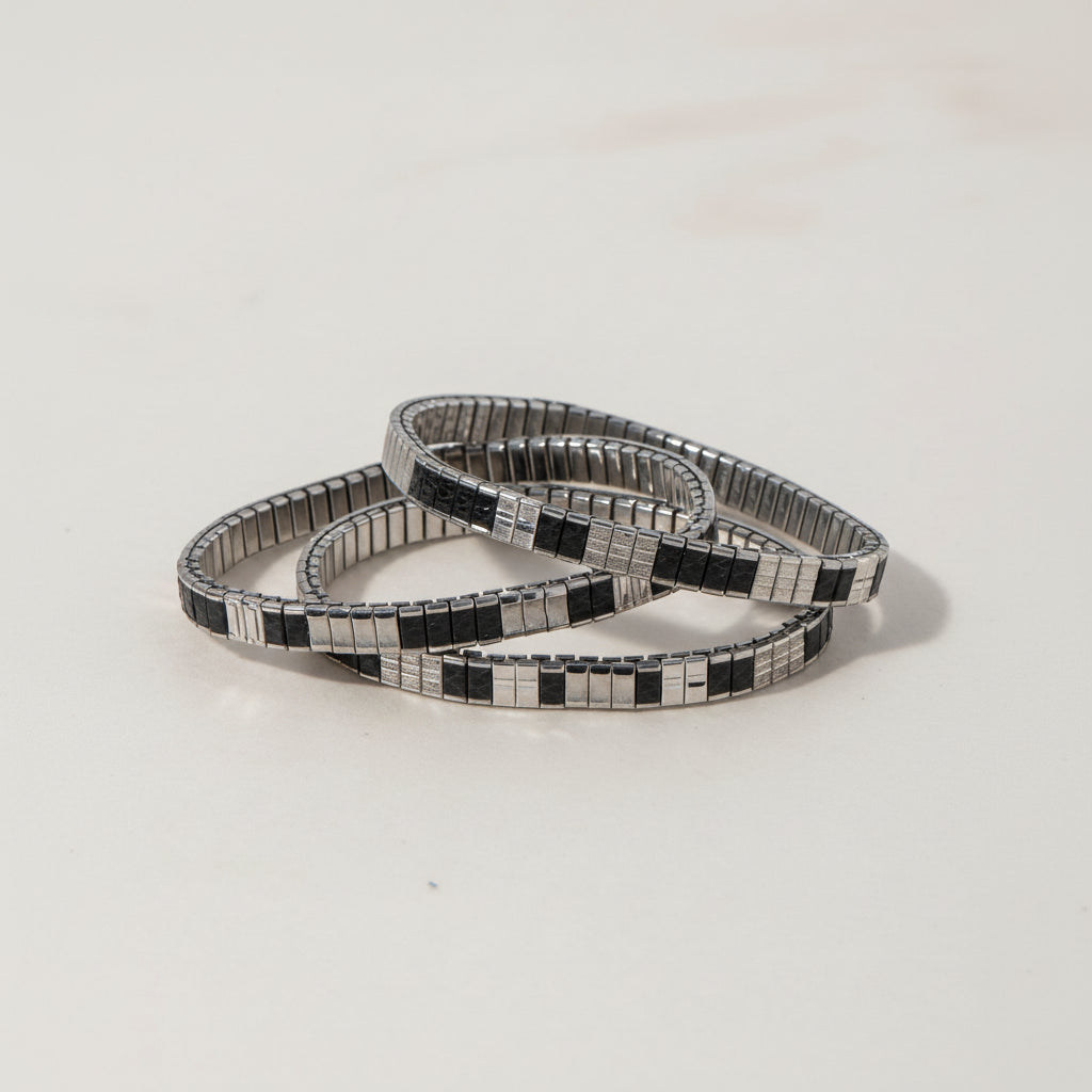 MEN'S THIN MIX BANDS - Ruby Star