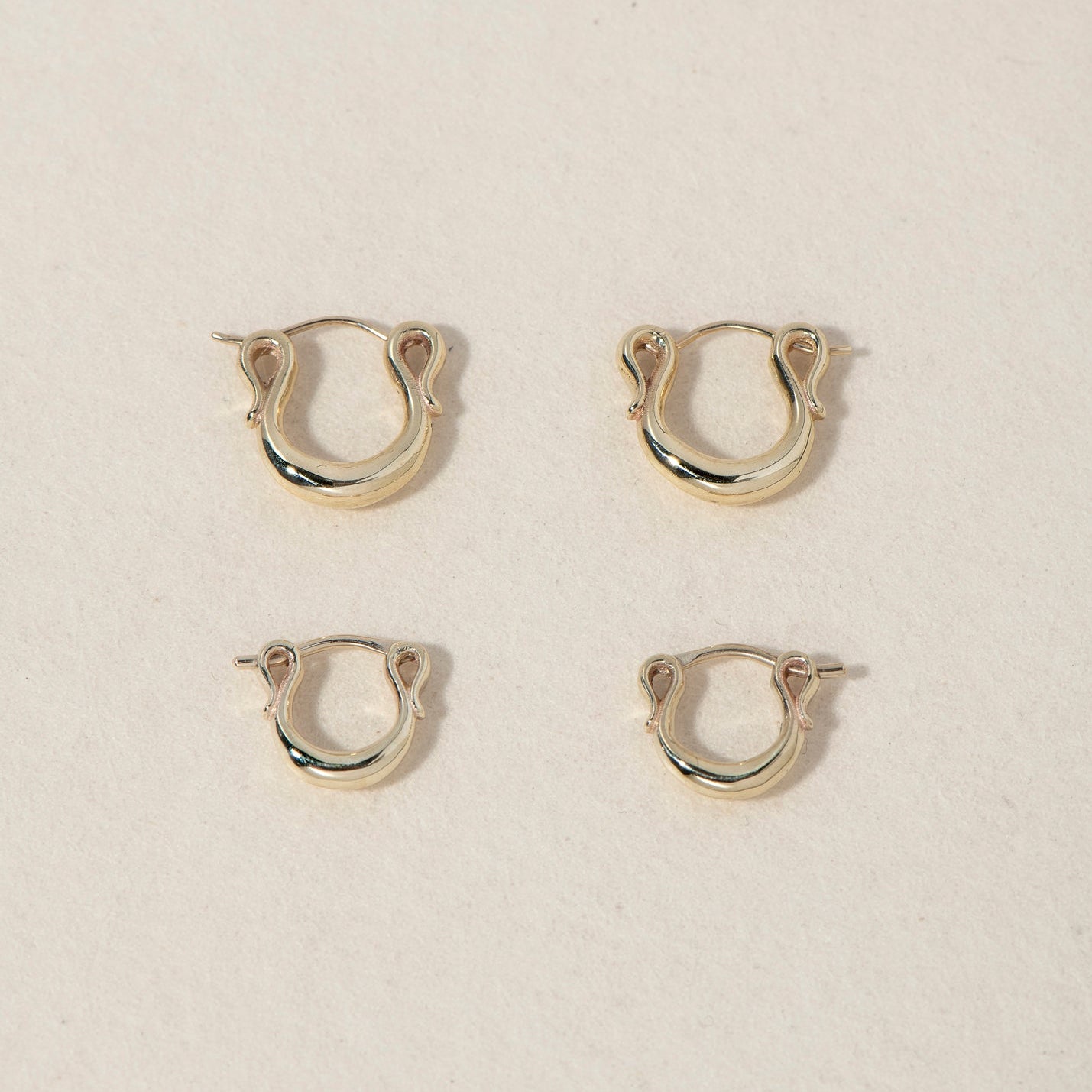 GOLD NEXUS EARRING - Ruby Star