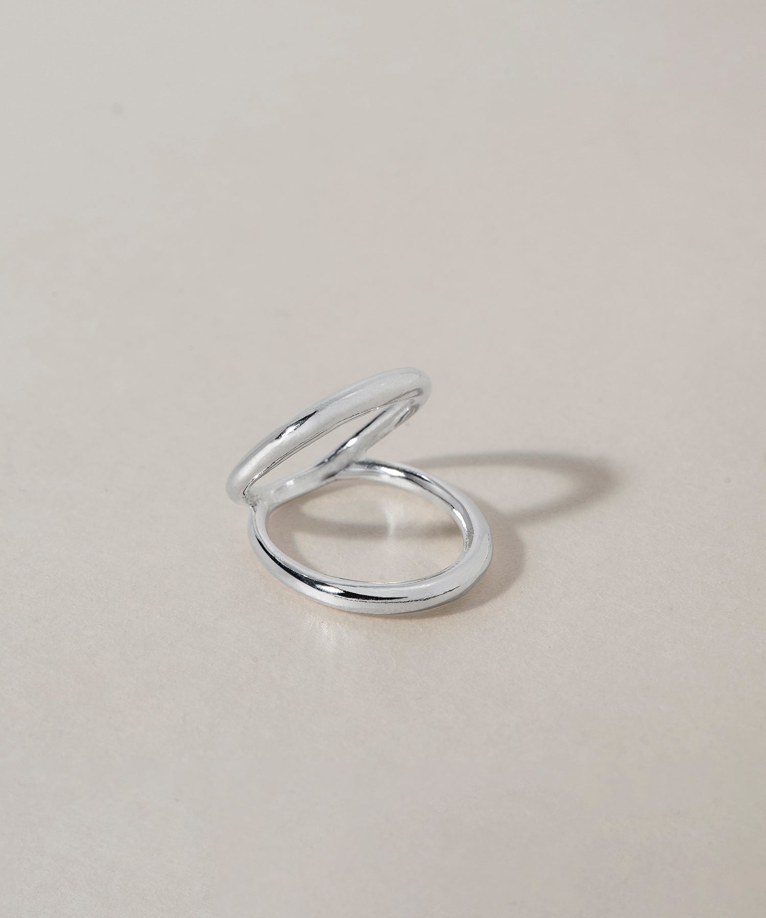 SILVER HALO RING - Ruby Star