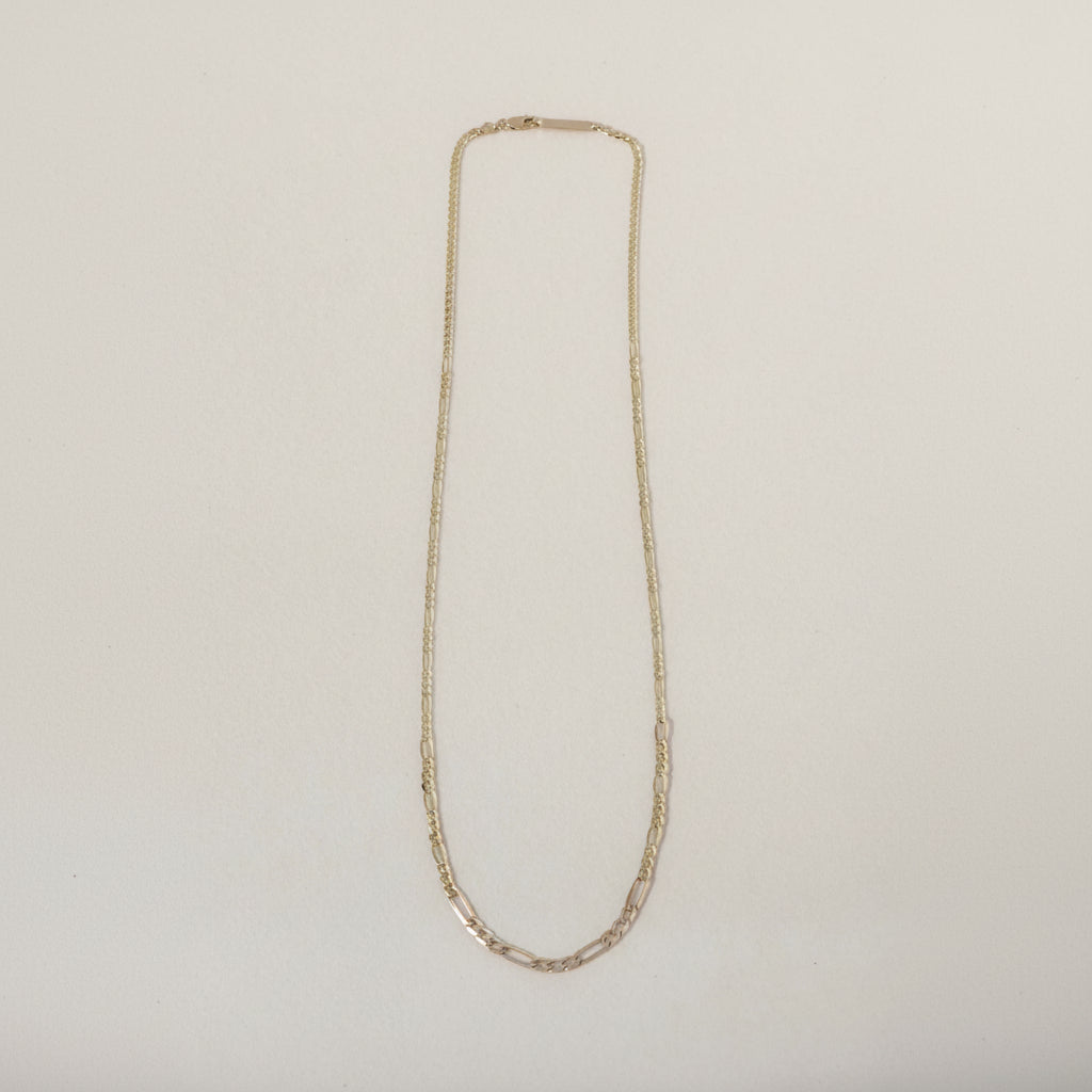 GOLD GOURMETTE CHAIN #2 - Ruby Star