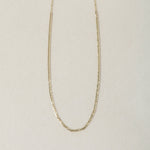 GOLD GOURMETTE CHAIN #1 - Ruby Star