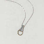 MIX METAL BABY HAND NECKLACE - Ruby Star