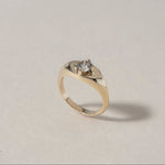 RUSH RING
A bold signet-inspired engagement ring defined by elevated structure and sculptural clarity. The diamond floats above a strong architectural base.
The RUSH RING is a 14K solid gold Fine Jewelry piece that expresses confidence through minimalism and form.
Handcrafted in the Ruby Star studio as a modern heirloom.
Details:
• Approx. 0.60ct diamond (natural or lab-grown)
• Elevated setting
• 14K solid gold
• Handmade fine jewelry
• Sculptural bold form
A luxury engagement ring for those drawn to power