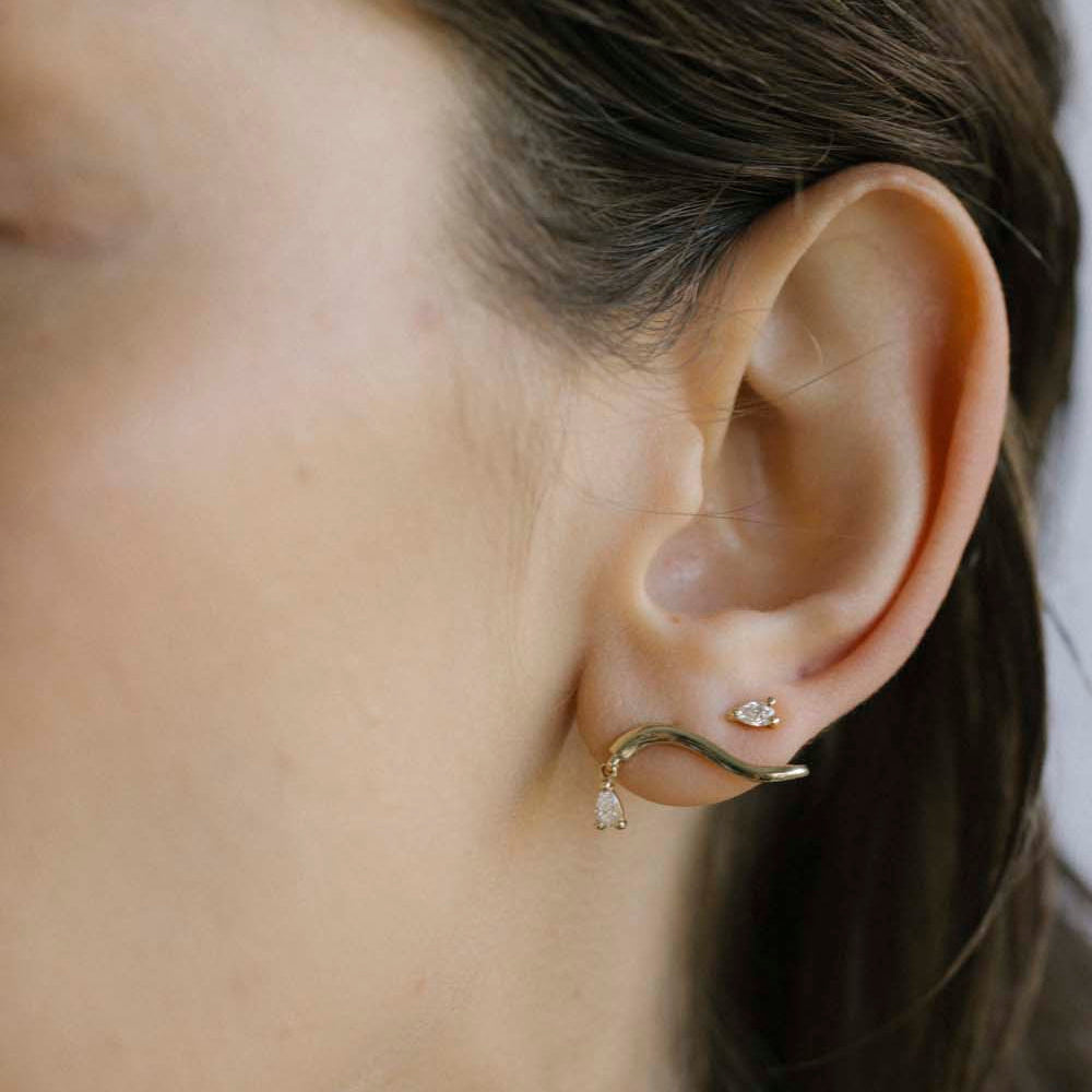 VENOM DIAMOND STUD - Ruby Star