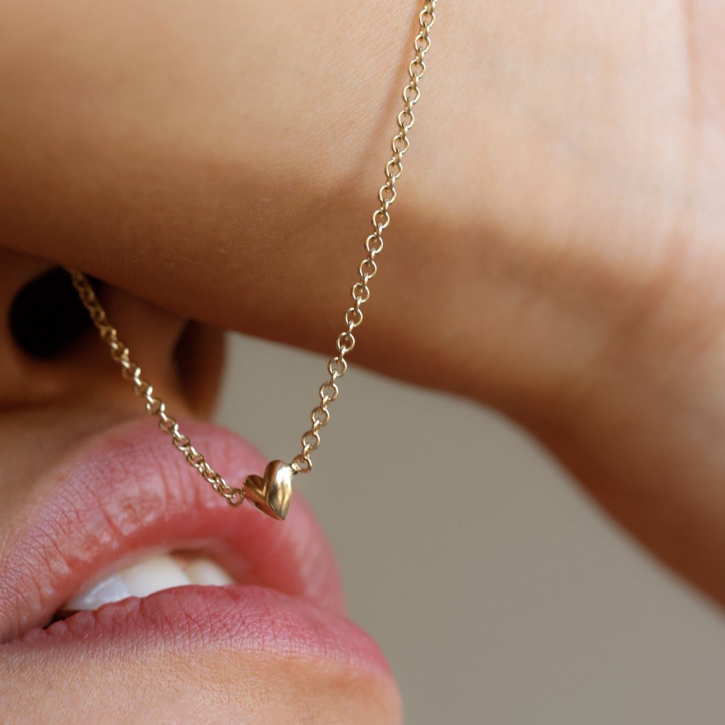 MINI HEART BRACELET - Ruby Star