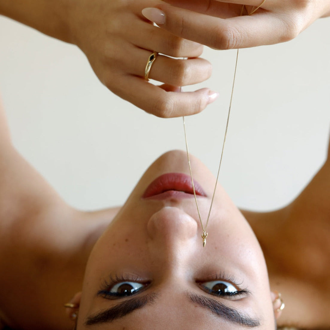 MINI GODDESS NECKLACE - Ruby Star