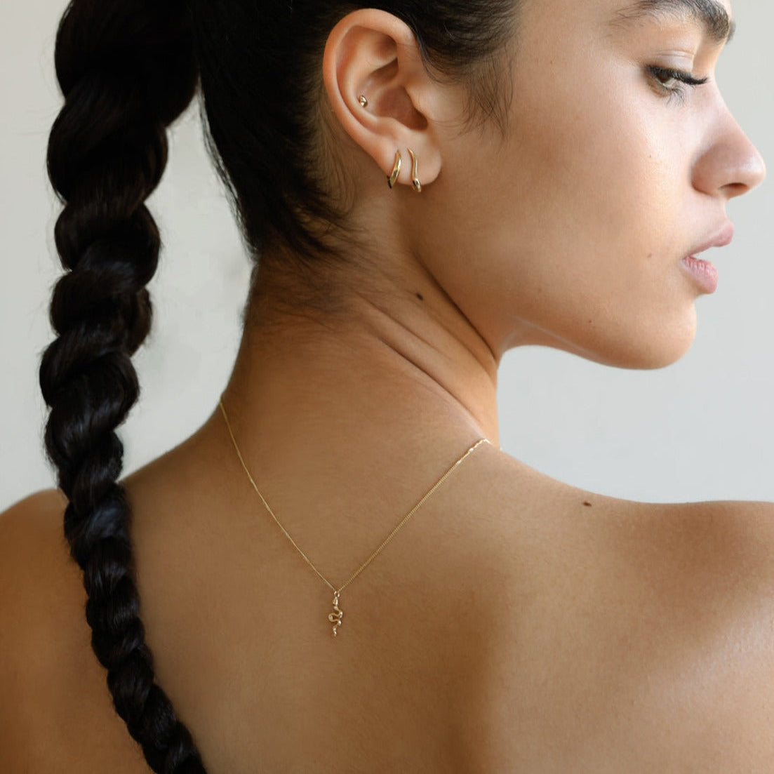 MINI SNAKE NECKLACE - Ruby Star