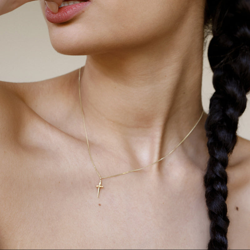 MINI SWORD NECKLACE - Ruby Star