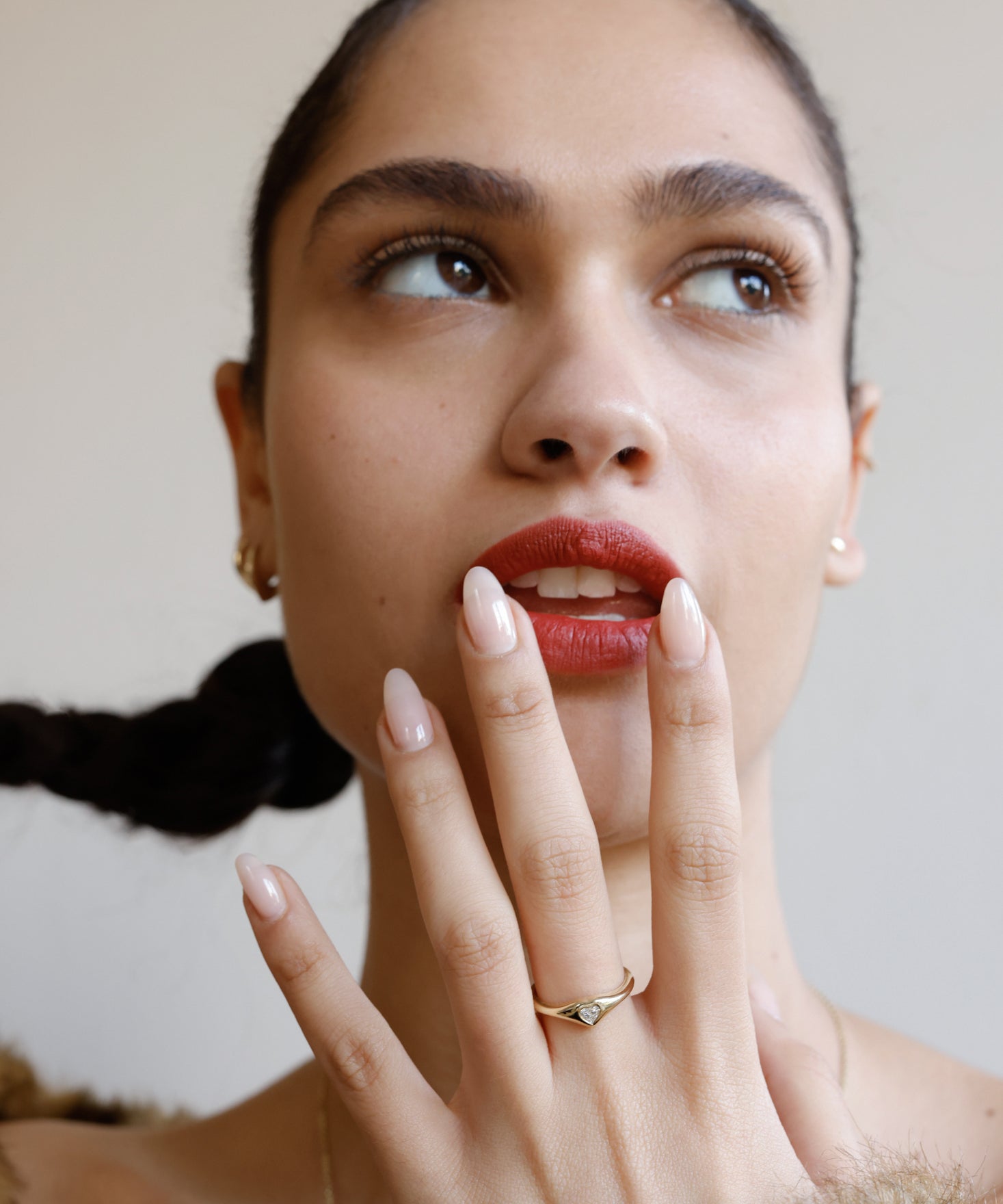 HEART RING - Ruby Star