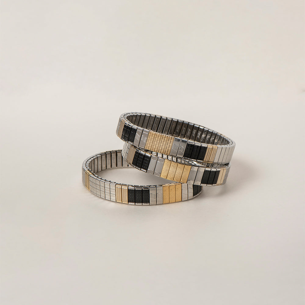 MEDIUM MIX COLOR BANDS BRACELET - Ruby Star