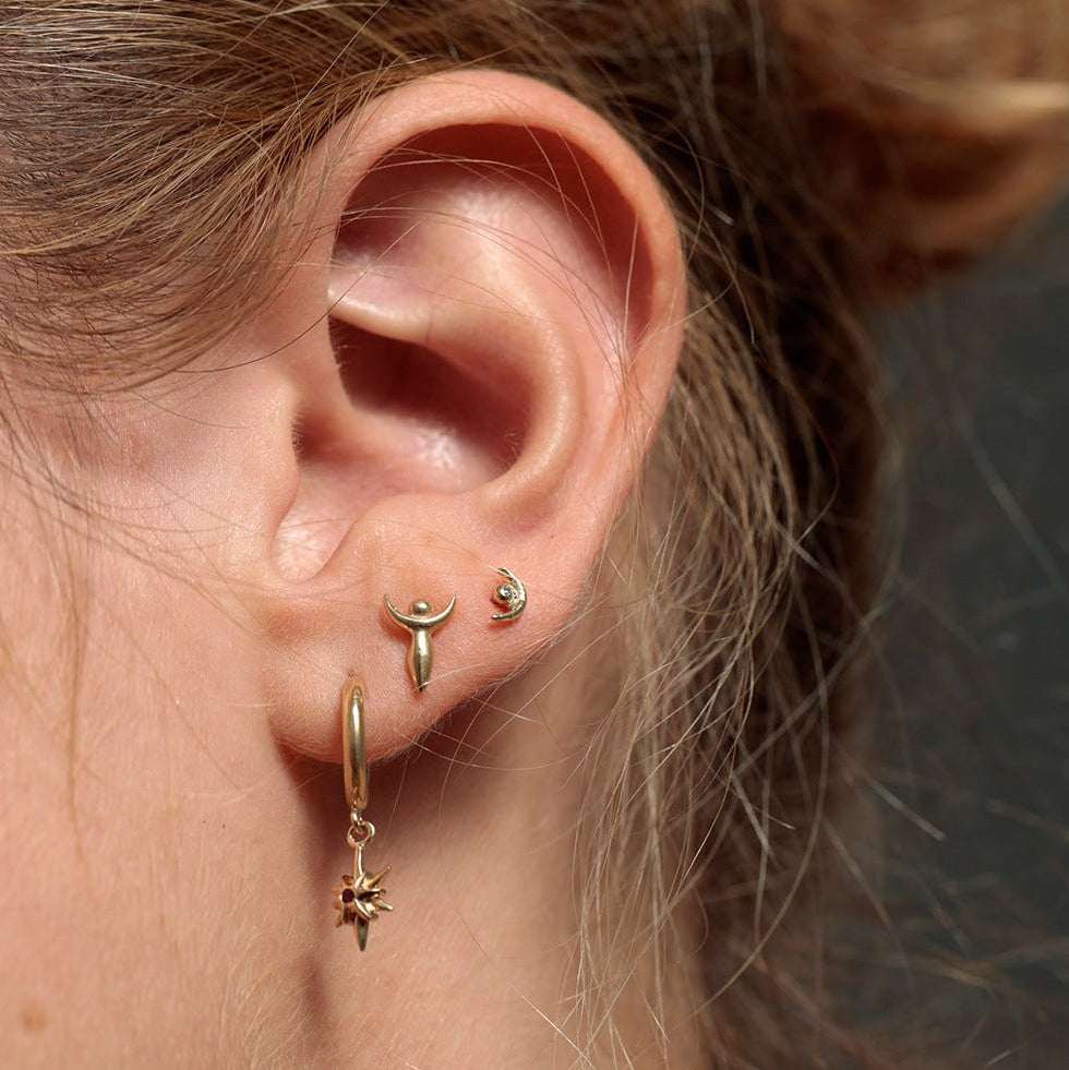 MINI HOOPS - Ruby Star