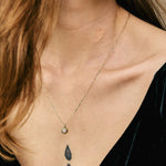 GOLD SERPENTINE NECKLACE - Ruby Star