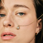 GOLD SERPENTINE NECKLACE - Ruby Star