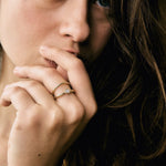 RADIANT HALO RING - Ruby Star