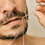 GOLD TOOTHPICK NECKLACE - Ruby Star