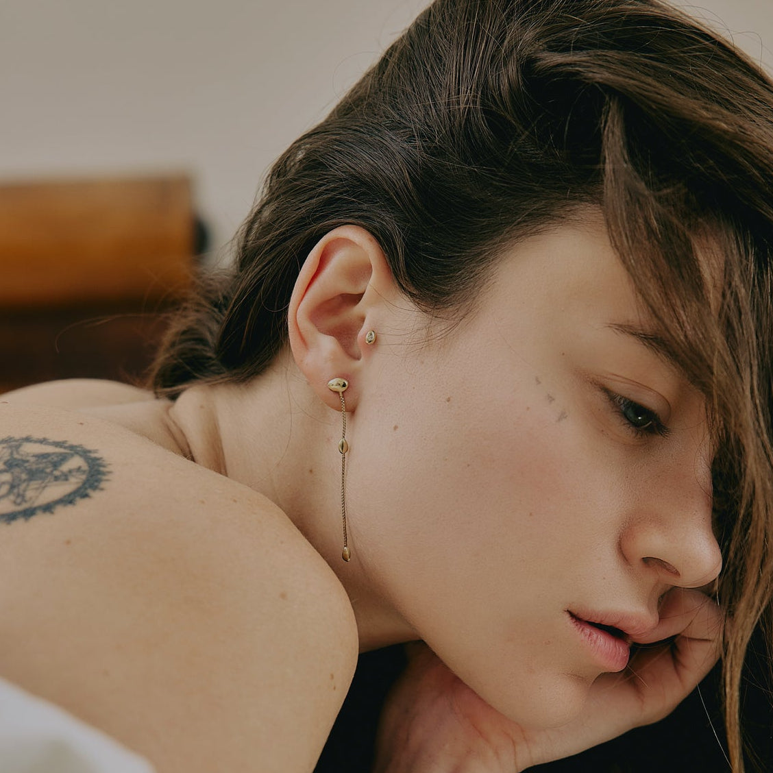 MELANGE EARRING - Ruby Star