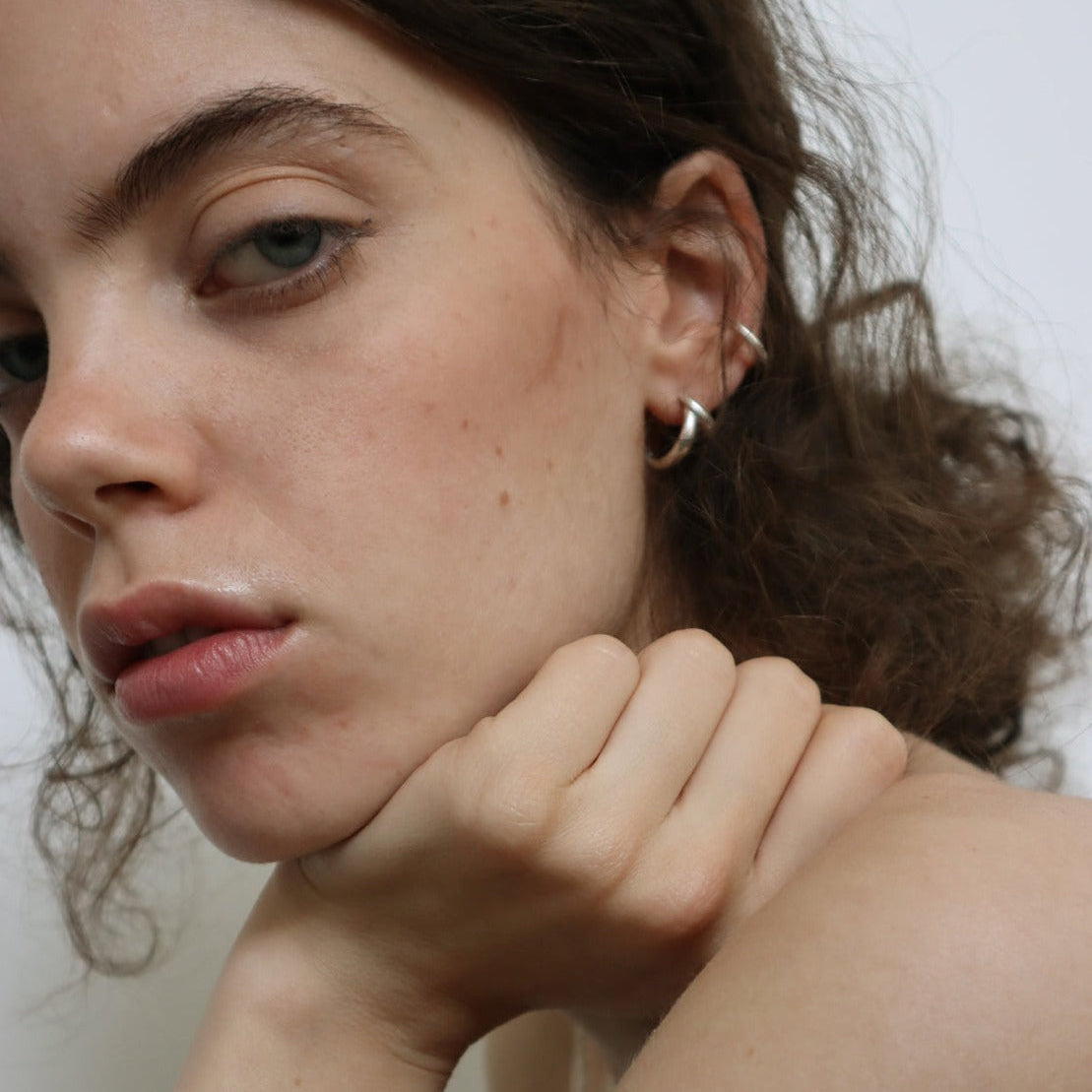 DUAL EARRING - Ruby Star