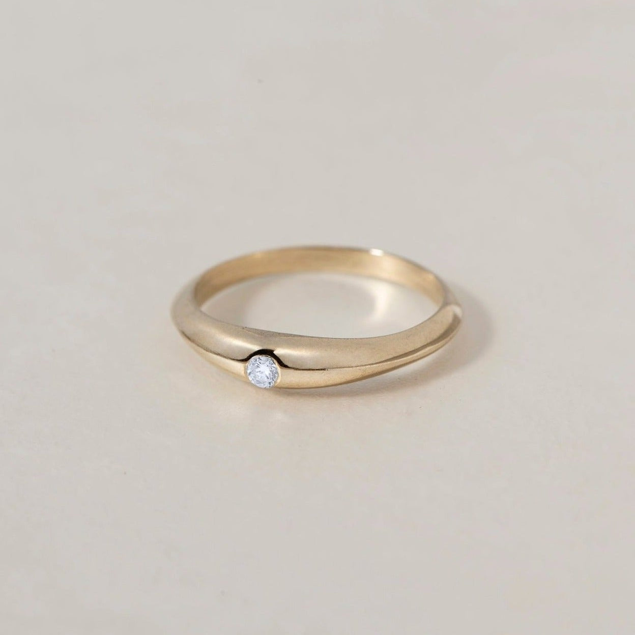 Copy of GOLD UNITY RING 2mm - Ruby Star