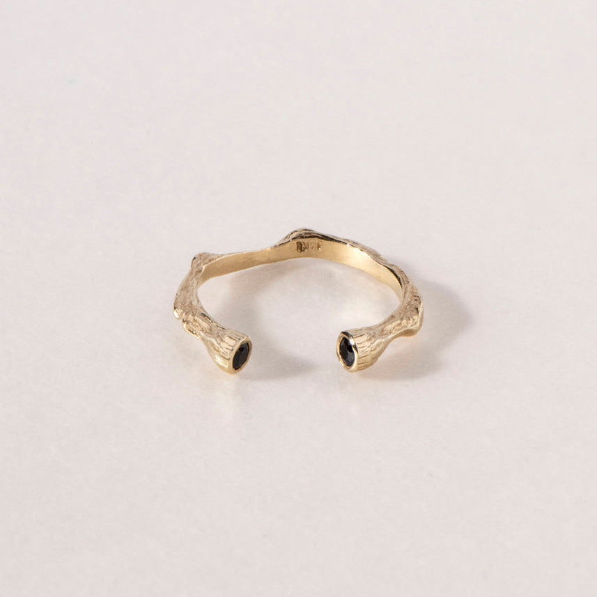 GOLD FLORA RING - Ruby Star