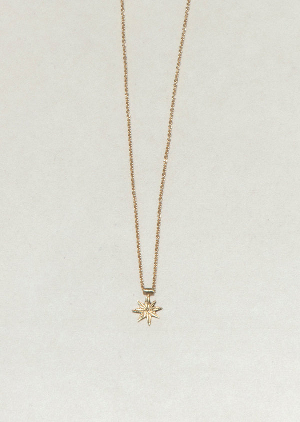 GOLD STAR NECKLACE - Ruby Star