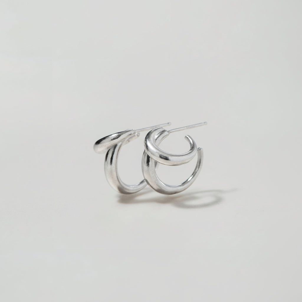 DUO EARRING - Ruby Star