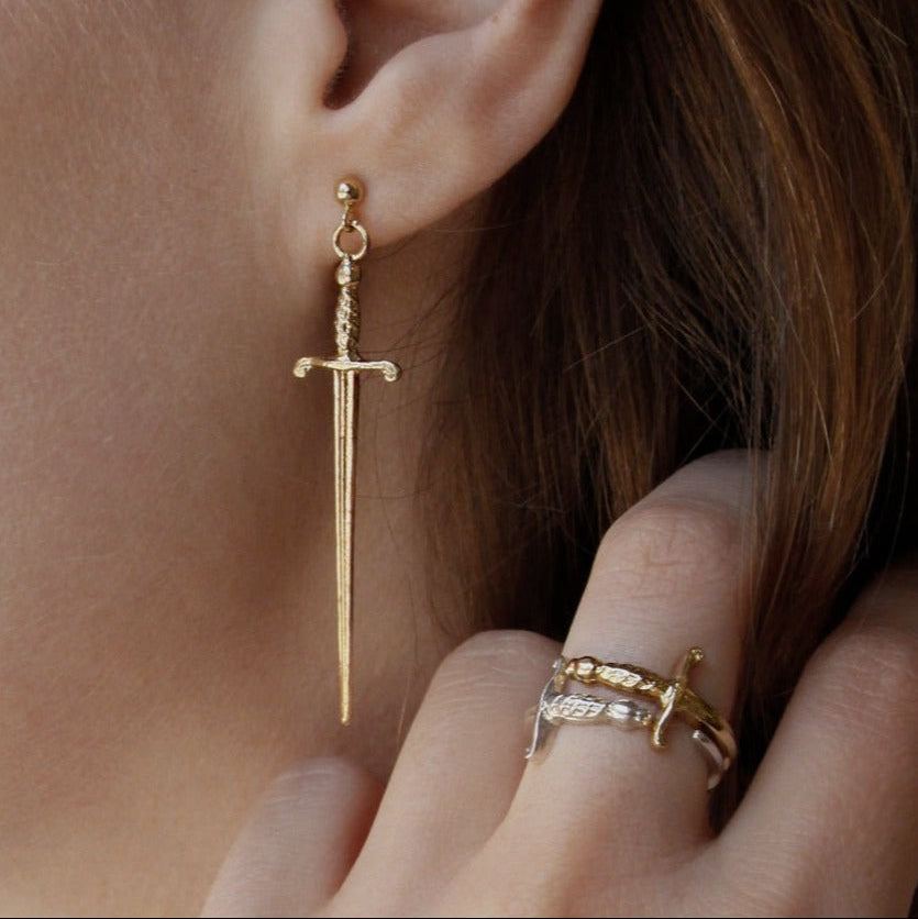 SWORD RING - Ruby Star