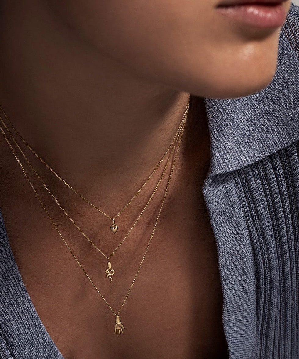 MINI HEART NECKLACE - Ruby Star