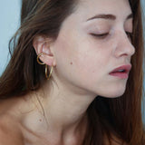 cycle earring - Ruby Star